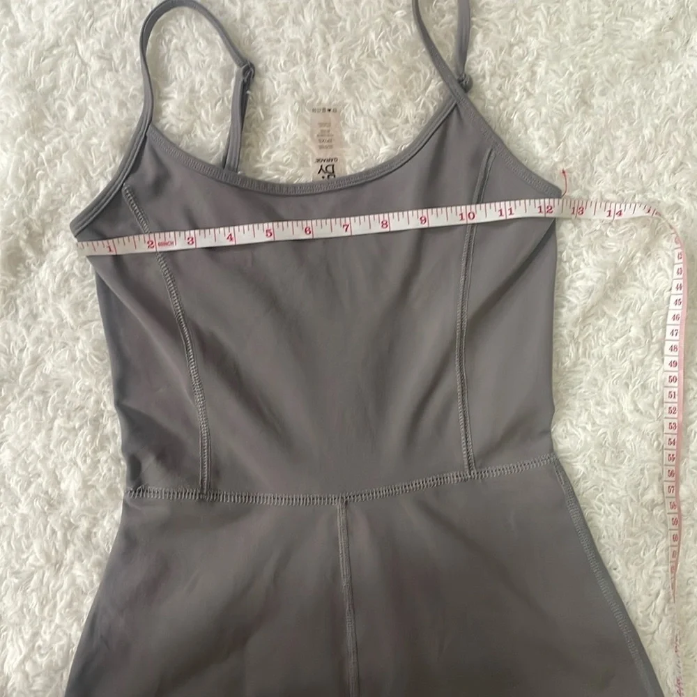 Garage Charcoal Sleeveless Romper - Picture 5 of 13